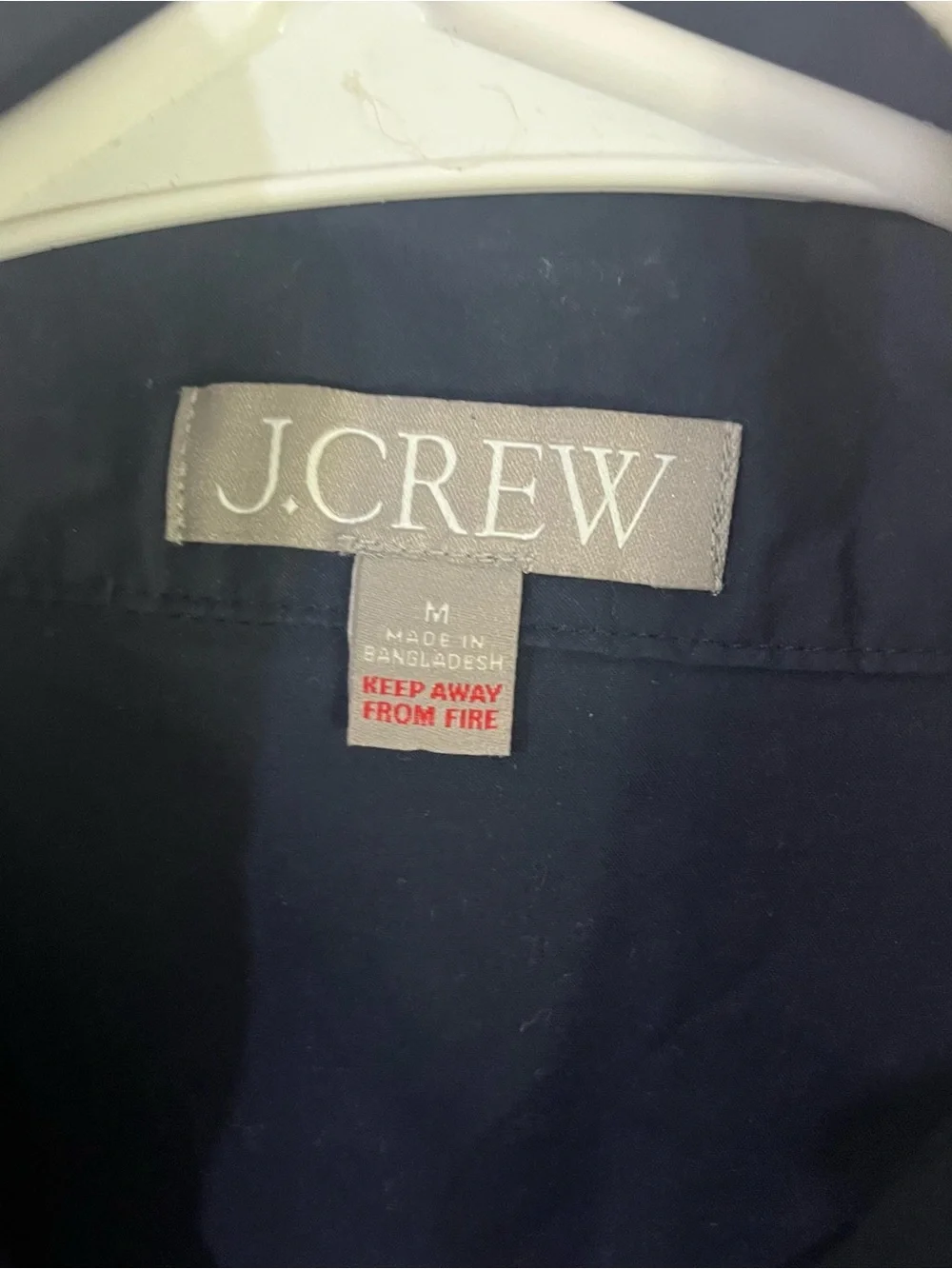J.Crew 2 Piece Blue w/White Trim Pajama Short Set Medium